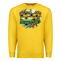 Lemon Pennsylvania State Map Premium Sweatshirt - RanaPortraitStore