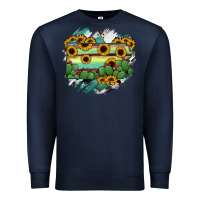 Navy Pennsylvania State Map Premium Sweatshirt - RanaPortraitStore