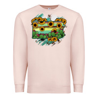 Pale Pink Pennsylvania State Map Premium Sweatshirt - RanaPortraitStore