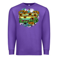 Purple Pennsylvania State Map Premium Sweatshirt - RanaPortraitStore