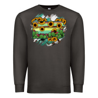 Smoke Pennsylvania State Map Premium Sweatshirt - RanaPortraitStore
