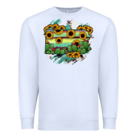 White Pennsylvania State Map Premium Sweatshirt - RanaPortraitStore