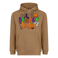 Toasted Coconut spooky heifer Heavyweight Hoodie - Zillion Design Studio