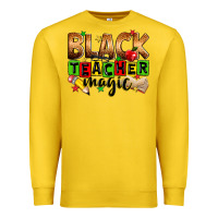 Lemon Black Teacher magic juneteenth Premium Sweatshirt - Zillion Design Studio