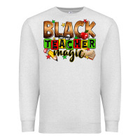 Oatmeal Heather Black Teacher magic juneteenth Premium Sweatshirt - Zillion Design Studio