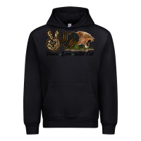Black Peace Love Wild Cat Head Urban Hoodie - LillyAllenDesigns