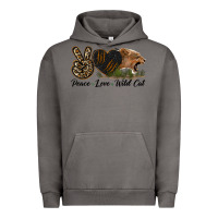Pigment Tornado Peace Love Wild Cat Head Urban Hoodie - LillyAllenDesigns