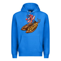 True Royal cacao beans and flowers Premium Hoodie - AdoDesignShop