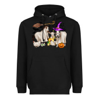 Black halloween farm animals Heavyweight Hoodie - Zillion Design Studio