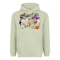 Matcha halloween farm animals Heavyweight Hoodie - Zillion Design Studio