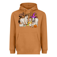 Meerkat halloween farm animals Heavyweight Hoodie - Zillion Design Studio