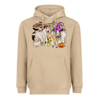 Mushroom halloween farm animals Heavyweight Hoodie - Zillion Design Studio