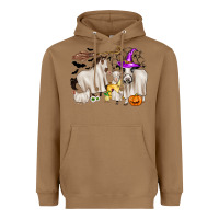 Toasted Coconut halloween farm animals Heavyweight Hoodie - Zillion Design Studio