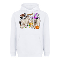 White halloween farm animals Heavyweight Hoodie - Zillion Design Studio
