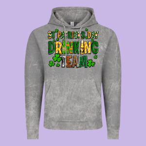 St Patricks Day Drinking Team Vintage Hoodie Designed By Adodesignshop