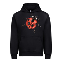 Black ladybug Urban Hoodie - BarkalooDesign