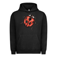 Pigment Black ladybug Urban Hoodie - BarkalooDesign