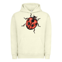 Pigment Pistachio ladybug Urban Hoodie - BarkalooDesign