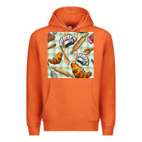 Carrot chef tools seamless pattern Premium Hoodie - BundleAndBundleShop