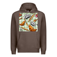 Coffee chef tools seamless pattern Premium Hoodie - BundleAndBundleShop