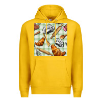 Lemon chef tools seamless pattern Premium Hoodie - BundleAndBundleShop