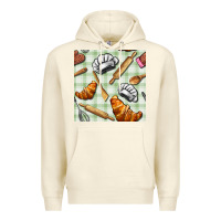Sandshell chef tools seamless pattern Premium Hoodie - BundleAndBundleShop