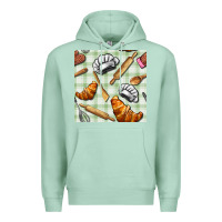 Seafoam chef tools seamless pattern Premium Hoodie - BundleAndBundleShop