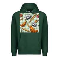Sports Green chef tools seamless pattern Premium Hoodie - BundleAndBundleShop