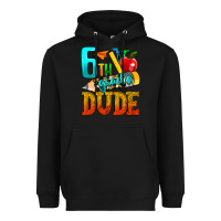 Black 6th grade dude Heavyweight Hoodie - texasbilliewilder