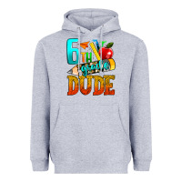 Heather Grey 6th grade dude Heavyweight Hoodie - texasbilliewilder