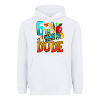 6th Grade Dude Heavyweight Hoodie | Teevron