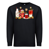 Black santa fuel coffee cups Premium Sweatshirt - texasbilliewilder