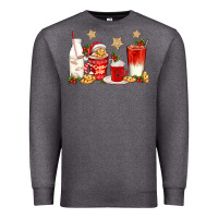 Charcoal Heather santa fuel coffee cups Premium Sweatshirt - texasbilliewilder