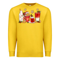 Lemon santa fuel coffee cups Premium Sweatshirt - texasbilliewilder