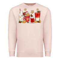 Pale Pink santa fuel coffee cups Premium Sweatshirt - texasbilliewilder