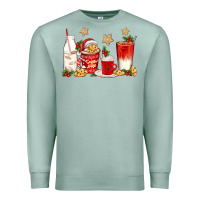 Seafoam santa fuel coffee cups Premium Sweatshirt - texasbilliewilder