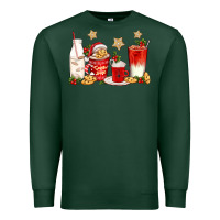 Sports Green santa fuel coffee cups Premium Sweatshirt - texasbilliewilder
