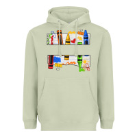 Matcha custom teacher name crayon Heavyweight Hoodie - texasbilliewilder