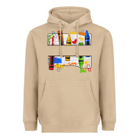 Mushroom custom teacher name crayon Heavyweight Hoodie - texasbilliewilder