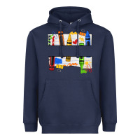 Navy custom teacher name crayon Heavyweight Hoodie - texasbilliewilder