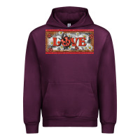 Mauve Wine love ladybug    license plate template Urban Hoodie - BarkalooDesign