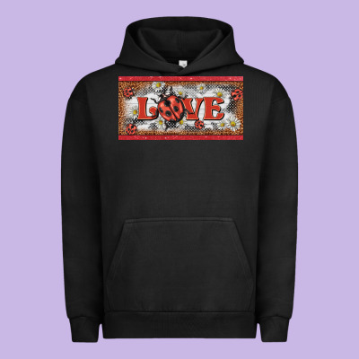 Love Ladybug    License Plate Template Urban Hoodie Designed By Barkaloodesign