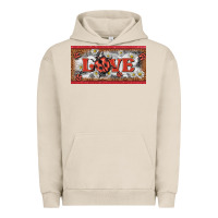 Pigment French Oak love ladybug    license plate template Urban Hoodie - BarkalooDesign