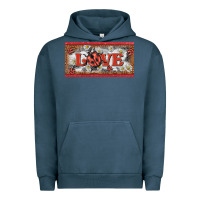 Pigment Midnight Navy love ladybug    license plate template Urban Hoodie - BarkalooDesign