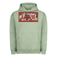Pigment Oil Green love ladybug    license plate template Urban Hoodie - BarkalooDesign