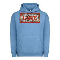 Pigment Pebble Blue love ladybug    license plate template Urban Hoodie - BarkalooDesign