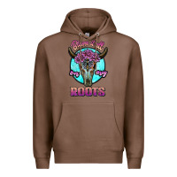 Chestnut blame it all on my roots white Premium Hoodie - JahusDesignShop