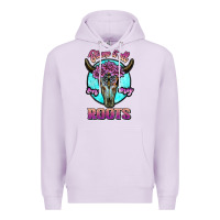 Lilac blame it all on my roots white Premium Hoodie - JahusDesignShop