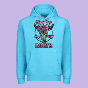 Blame It All On My Roots White Premium Hoodie Designed By Jahusdesignshop
