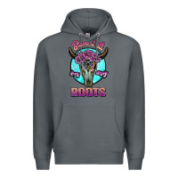 Rock blame it all on my roots white Premium Hoodie - JahusDesignShop